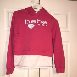 Girl’s Bebe Sport Top Hoodie